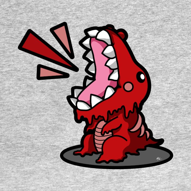 SM3GMASAURUS REX RED by KnavishApparel